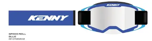 Masque KENNY Performance Speed Roll Blue 2026