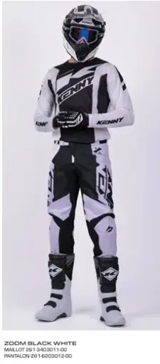 Tenue KENNY Track Zoom Black White 2026