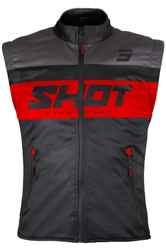 Veste BODYWARMER LITE SHOT BLACK/RED