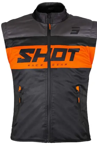 Veste BODYWARMER LITE SHOT BLACK/ORANGE