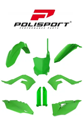 [PS91497] Kit Complet Plastique POLISPORT KAWASAKI KX250F/KX450F