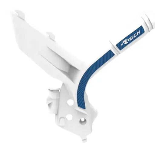 [RPRTKTMBNBL1] Protection de cadre Rtech HUSQVARNA Blanc/Bleu 2016-2017