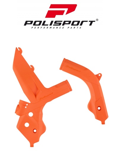 [PS84729000002] Protection de cadre POLISPORT KTM Orange 2019-2023