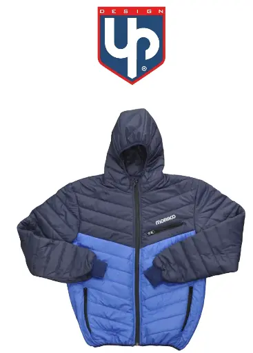 [884001] Doudoune Up Design bicolore Bleu