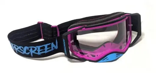 Masque AirScreen AERO 01 MX Noir/Bleu/Rose