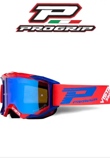 [3303FL18RB] Masque ProGrip Vista 3303 Mirror Rouge/Bleu OTG