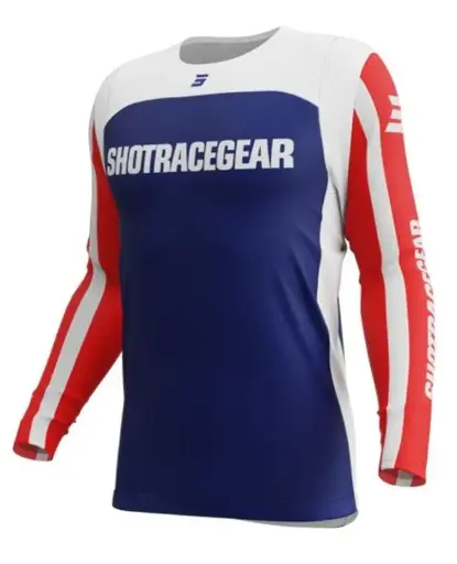 [A06-12C1-E01] Maillot SHOT CONTACT MYTHIC Blue/Red