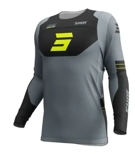 [A06-12C1-F03] Maillot SHOT CONTACT SHIELD Néon/Yellow