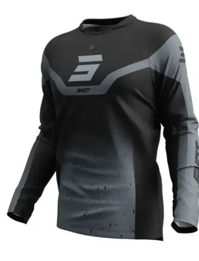 [A06-12D1-A01] Maillot SHOT DEVO BLAST Black/Grey