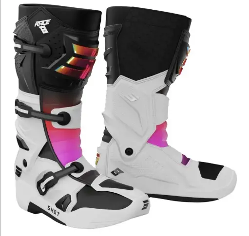 [A07-24A1-B01] Bottes SHOT RACE 8 Holographic