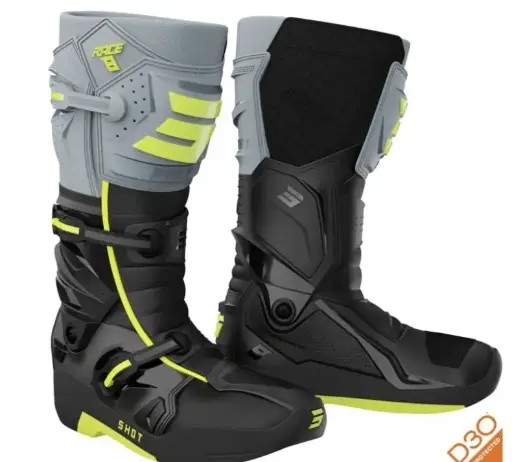 [A07-24A1-B06] Bottes SHOT RACE 8 Neon Yellow