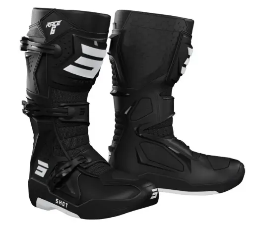[A09-24B1-A02] Bottes SHOT RACE 6 Black