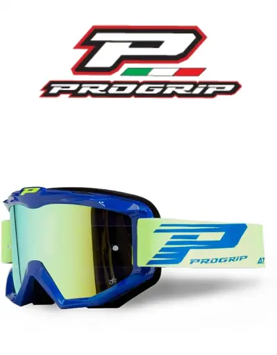 [3201FLB] Masque ProGrip Atzaki Mirror 3201 Bleu OTG