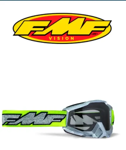 [F5003600011] Masque FMF Powerbomb Silver Lime