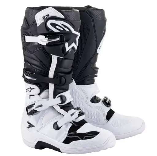 [MD73554] Bottes ALPINESTARS Tech7 Blanc/Noir