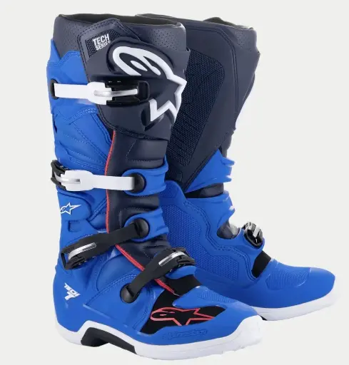 [34103026] Bottes ALPINESTARS Tech7 Bleu/Rouge