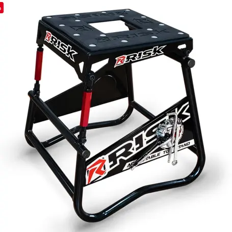 [MOTO DIFFUSION  1070734] Lève-Moto RISK RACING ATS inclinaison réglable avec plaque aimantée