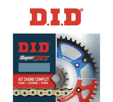 [101310251] Kit Chaîne DID SUPERSPROX 428VX BETA  RR Enduro LC 4Tps 2015-2024
