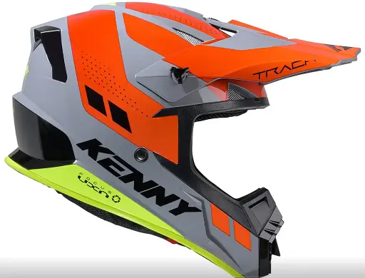 Casque KENNY TRACK 2025 Gris/Orange