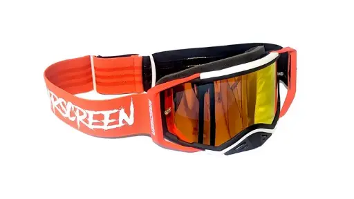 [001-018-x06] Masque AirScreen AERO 06 MX Rouge/Blanc/Noir