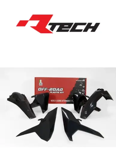 [RKITHSQNR0417] Kit Plastique HUSQVARNA Noir   R Tech